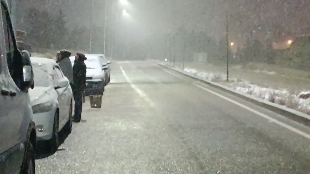 Gaziantep’te kar yağışı etkili oldu