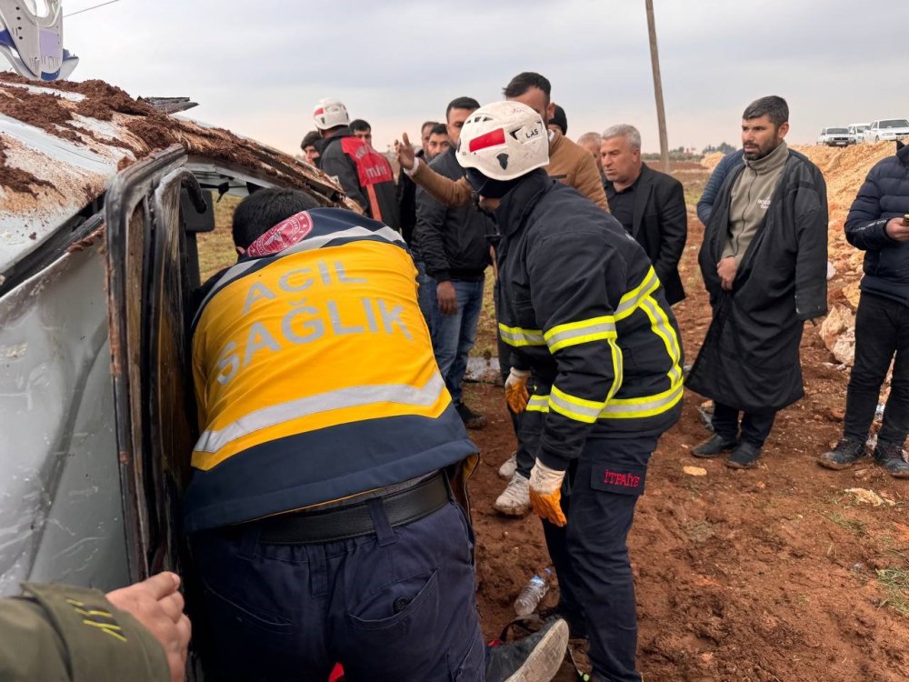 Urfa’da trafik kazası: 2 yaralı