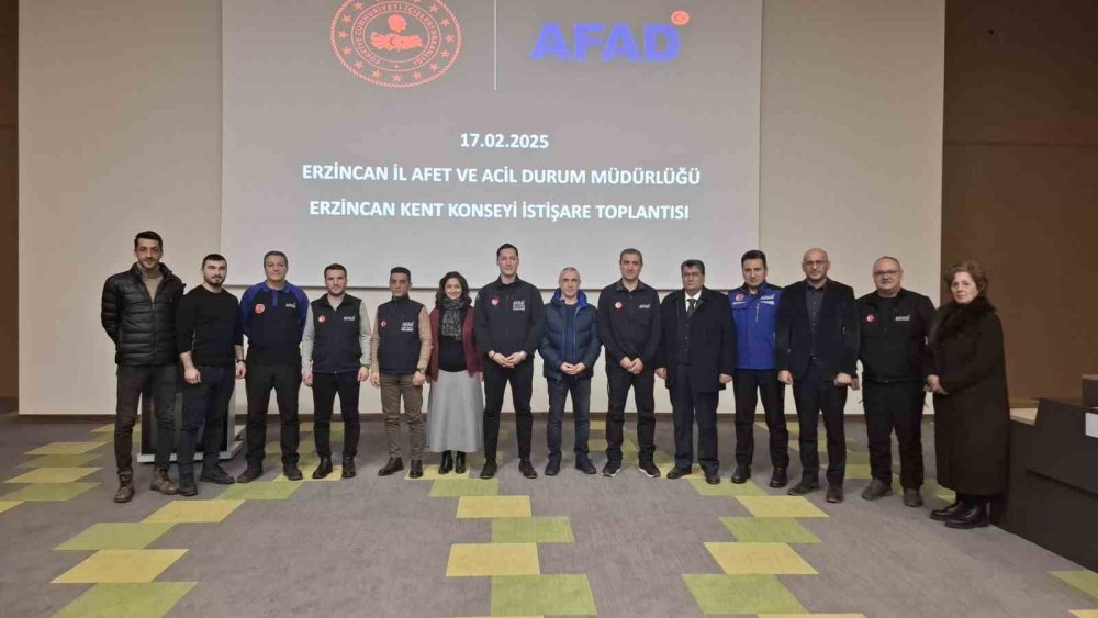 AFAD, Erzincan Kent Konseyi Üyeleri ile toplantı gerçekleştirdi