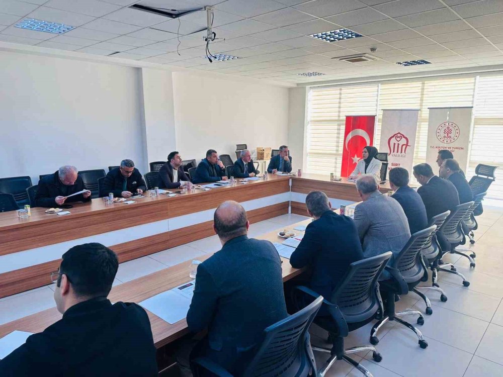 Siirt İl Tanıtım ve Geliştirme Kurulu toplantısı yapıldı