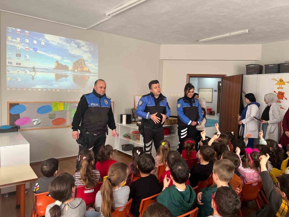 Erzincan'da çocuklara güvenlik eğitimi verildi