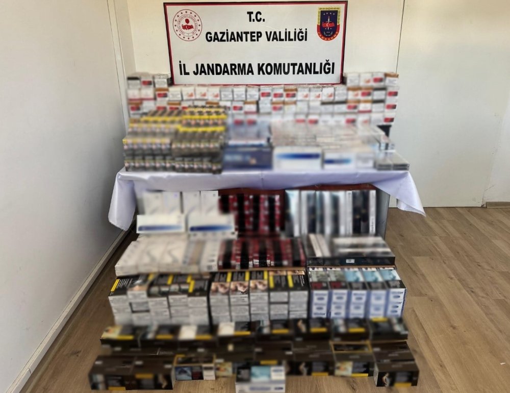 Antep’te 2,5 milyon TL değerinde kaçak malzeme ele geçirildi