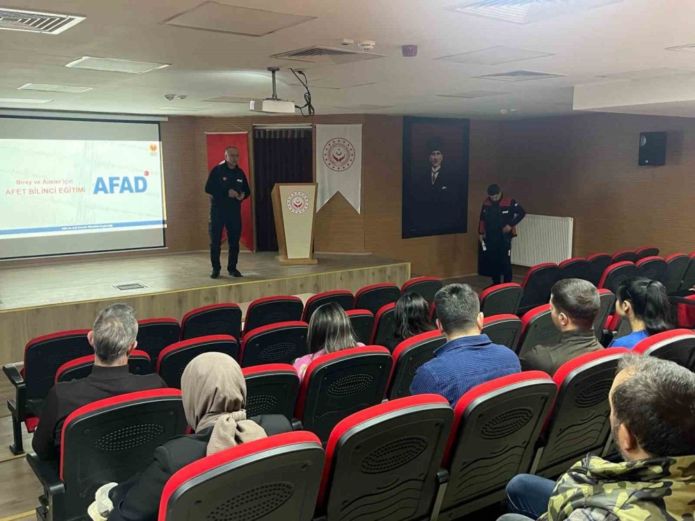 Kars’ta afet farkındalık eğitimi gerçekleştirildi