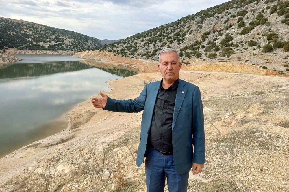 Antep'te Ardıl Barajı’nda su seviyesi yüzde 35’e düştü
