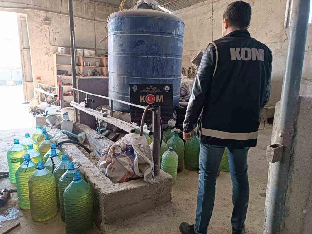 Iğdır’da 517 litre kaçak akaryakıt yakalandı