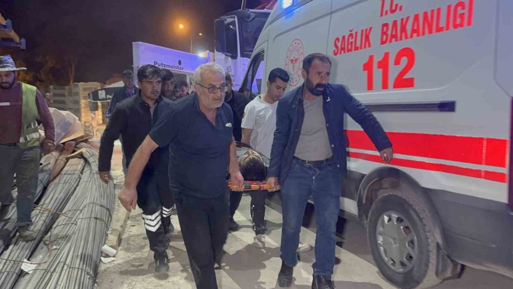 Adıyaman'da yüksekten düşen işçi yaralandı