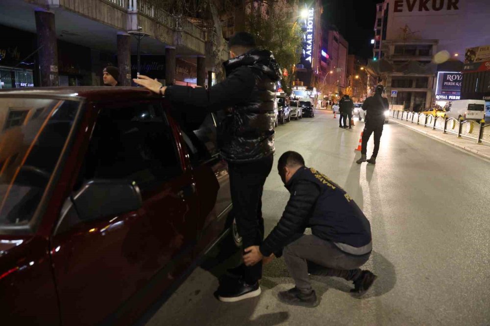 Elazığ’da asayiş uygulaması