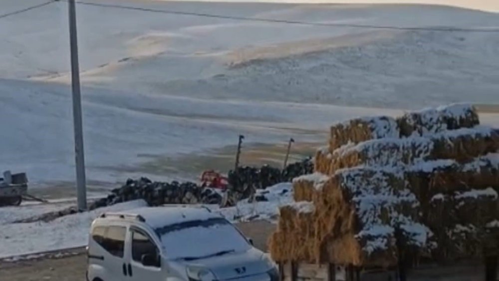 Adilcevaz’da kar yağışı besicileri zorladı