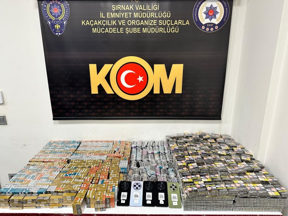Şırnak'ta 11,5 kilo kaçak altın yakalandı