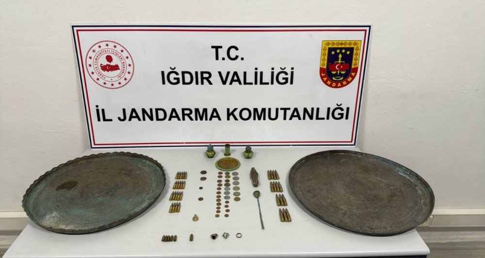 Iğdır’da  çok sayıda tarihi eser yakalandı
