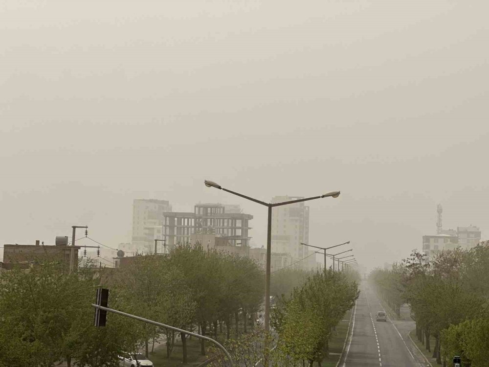 Urfa’da ve ilçelerinde toz taşınımı hayatı olumsuz etkiliyor
