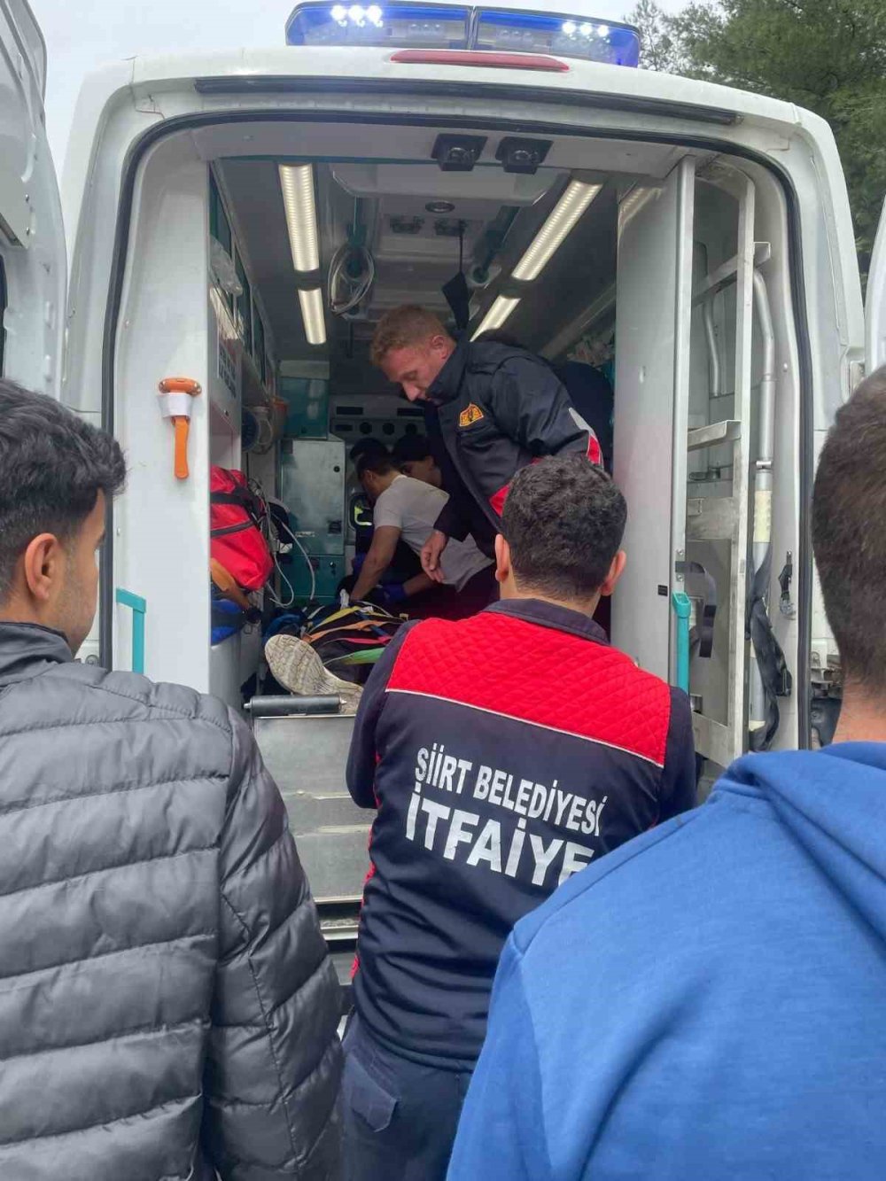 Siirt’te trafik kazası: 2 kişi yaralandı