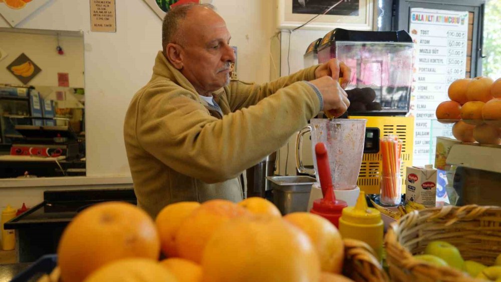 Antep’te şifa kaynağı doğal sıkım ’atom’a yaz-kış yoğun talep