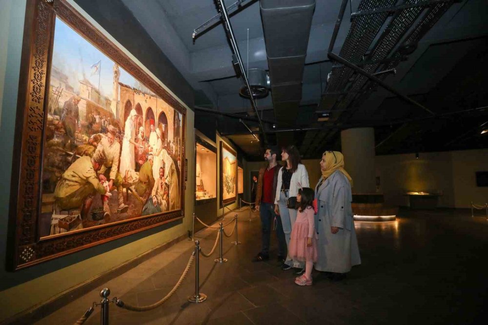 Antep 25 Aralık Panorama Müzesi’nin 1 milyonuncu ziyaretçisi minik Elisa oldu