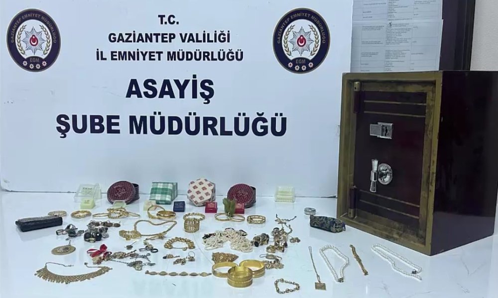 Antep’te 5 milyon TL değerinde ziynet eşyası hırsızlığı
