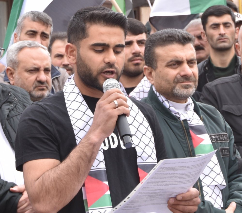 Bitlis'te Gazze’ye destek yürüyüşü düzenlendi