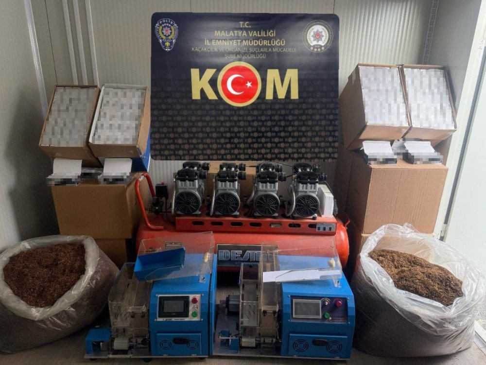 Malatya’da kaçakçılık operasyonu gerçekleştirildi