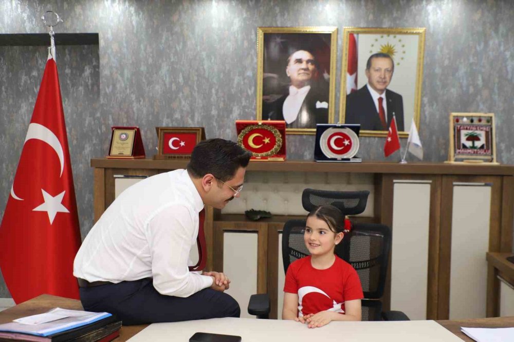 Vali Yardımcısı Mahmutoğlu, Jinda’yı makamında ağırladı