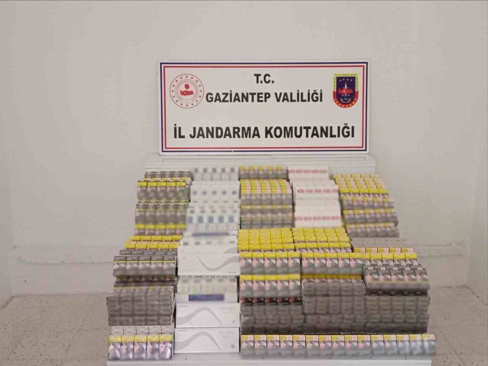Antep’te 3 milyon TL lik kaçak malzemeye el konuldu