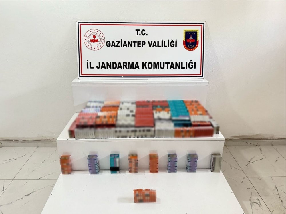 Antep’te 3 milyon TL lik kaçak malzemeye el konuldu