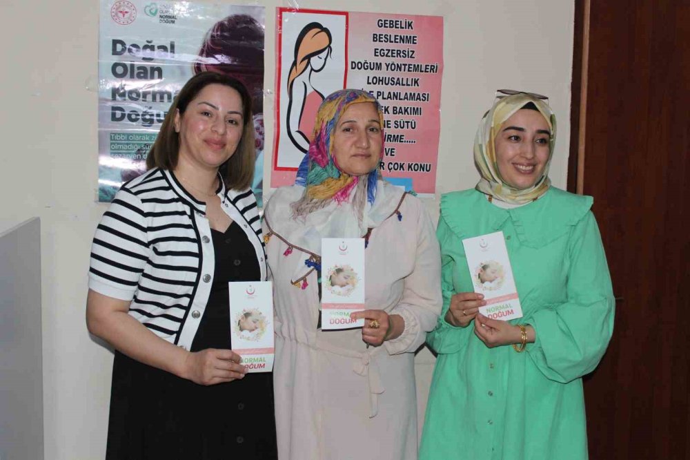 Siirt’te kadınlara normal doğumla ilgili seminer verildi