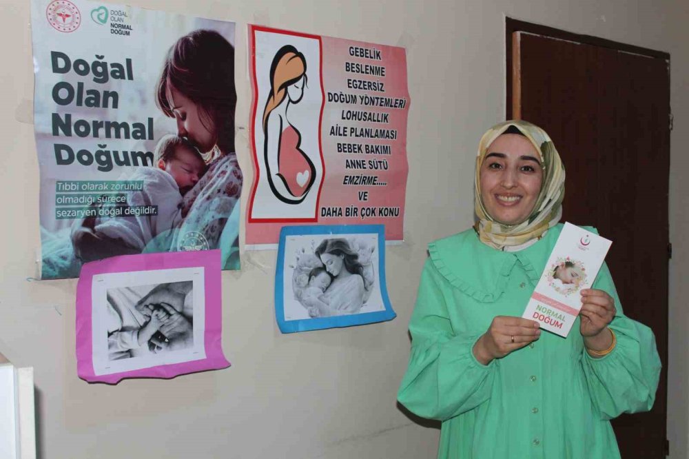 Siirt’te kadınlara normal doğumla ilgili seminer verildi