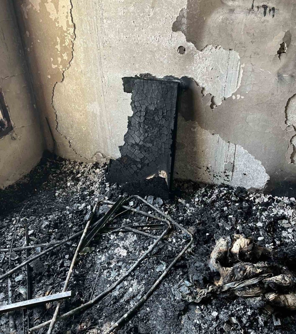 Adıyaman'da bir binada çıkan yangın korkuttu