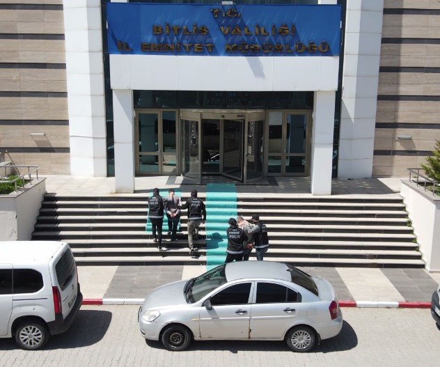 Bitlis’te köpeklerin altına gizlenmiş uyuşturucu madde yakalandı