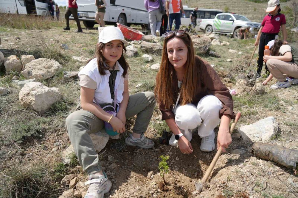 Erzincan’da  fidan dikme şenliği gerçekleştirildi