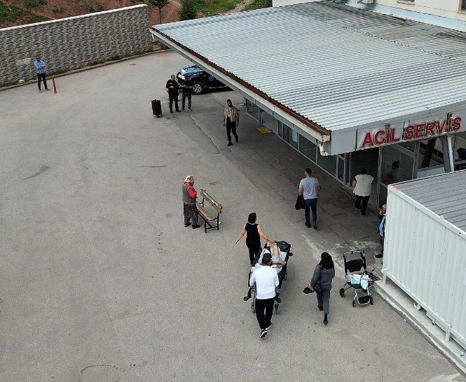 Tunceli Devlet Hastanesinde yangın paniği: Hastalar tahliye edildi