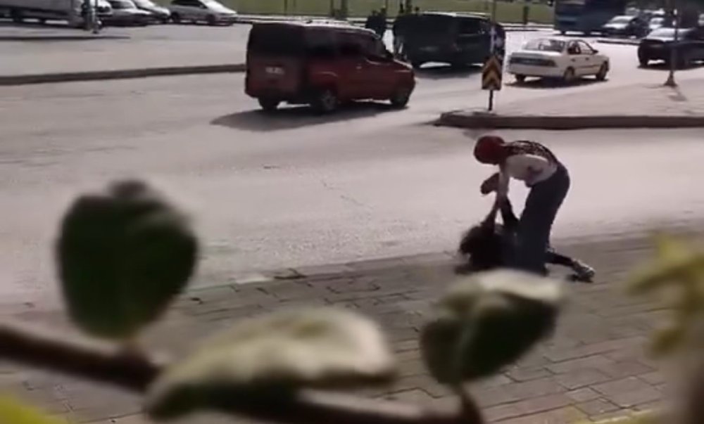 Kadınların kavgası kamerada