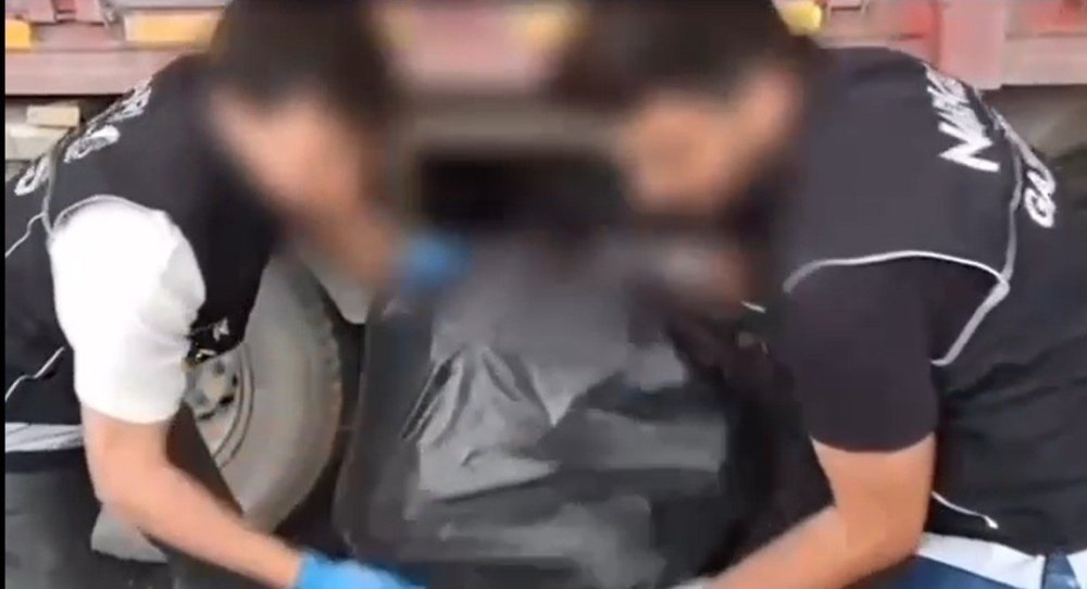 Antep’te tır dorsesinde 45 kilo uyuşturucu ele geçirildi