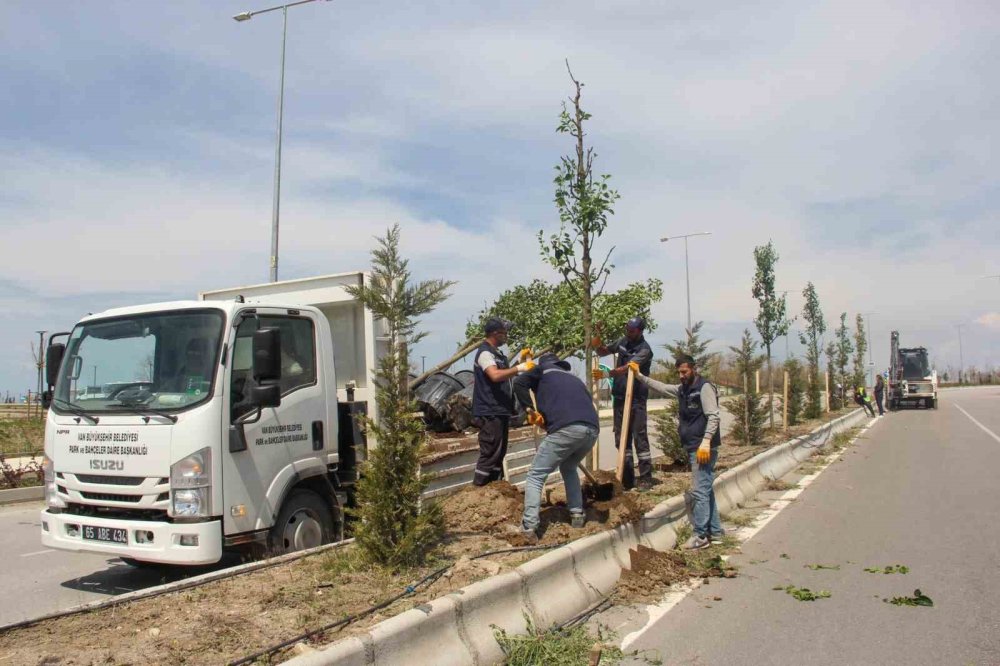 Van sahil yolunda çalışma