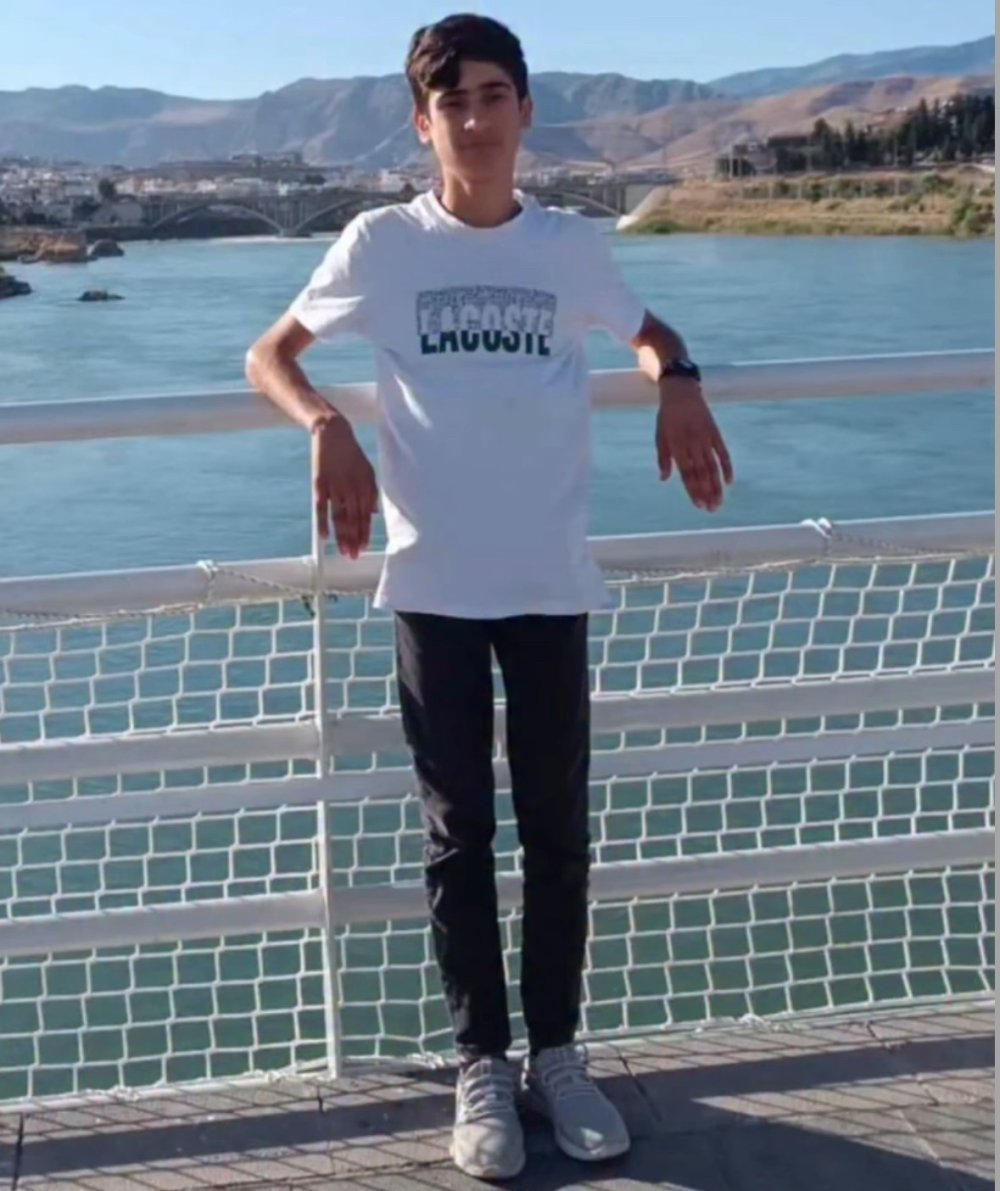 Cizre'de lise öğrencisinin hayatını kaybettiği kaza güvenlik kamerasına yansıdı