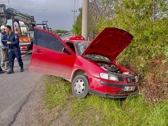 Elazığ’da trafik kazası: 2 kişi yaralandı