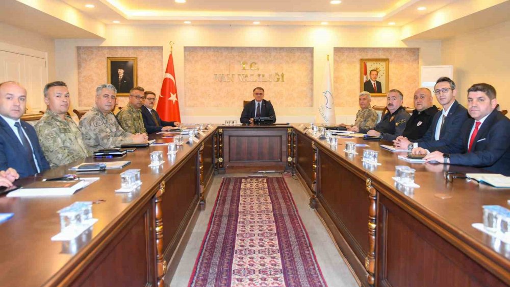 Van’da Asayiş ve Güvenlik toplantısı yapıldı
