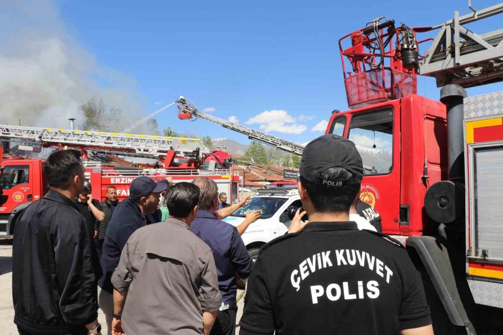 Erzincan’da çıkan yangın kontrol altına alındı