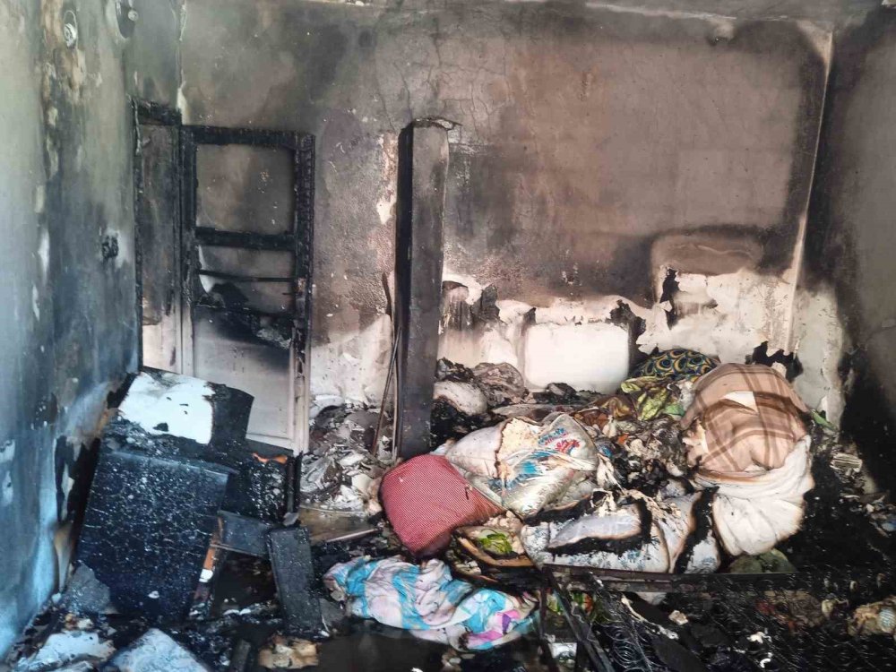 Batman’da iki katlı binada çıkan yangın korkuttu