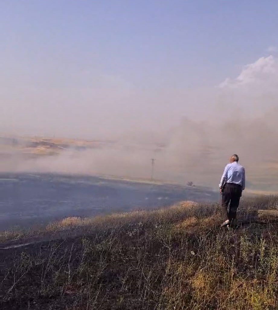 Kozluk'ta 60 dönüm biçilmemiş buğday kül oldu