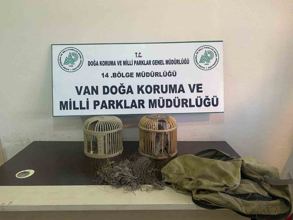 Erciş'te kaçak keklik avlayan bir kişiye 49 bin 219 lira ceza