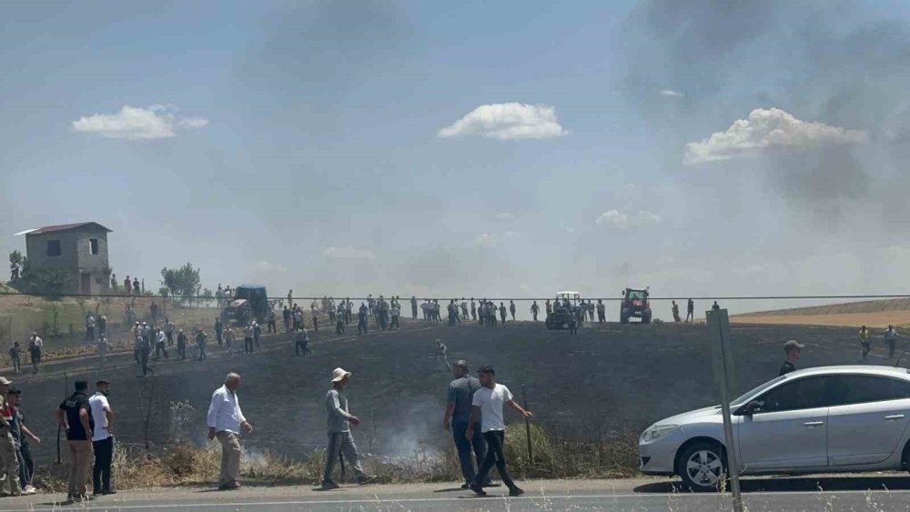 Batman’da 25 dönüm ekili buğday yandı