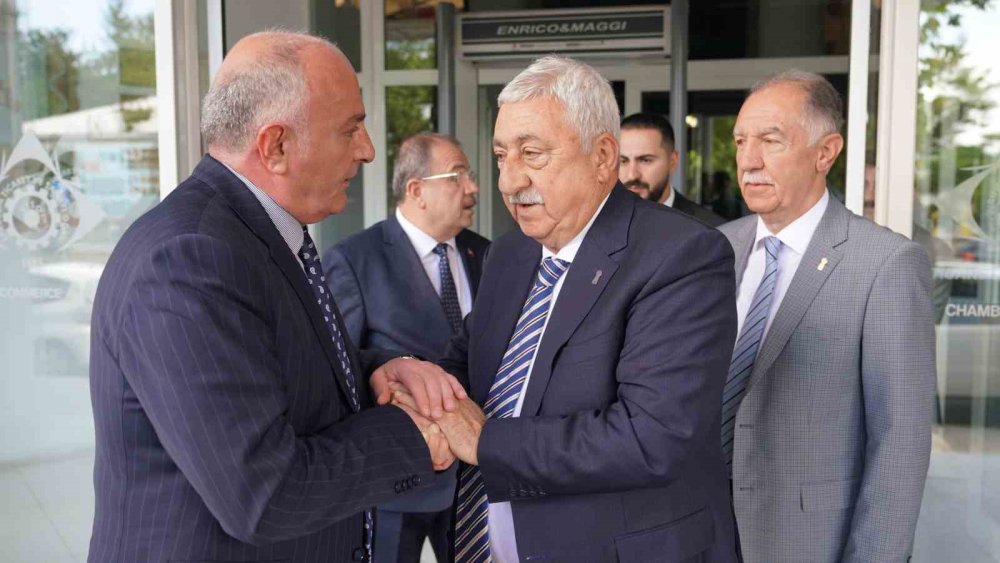 TESK Başkanı Bendevi Palandöken’dan ETSO’ya ziyaret