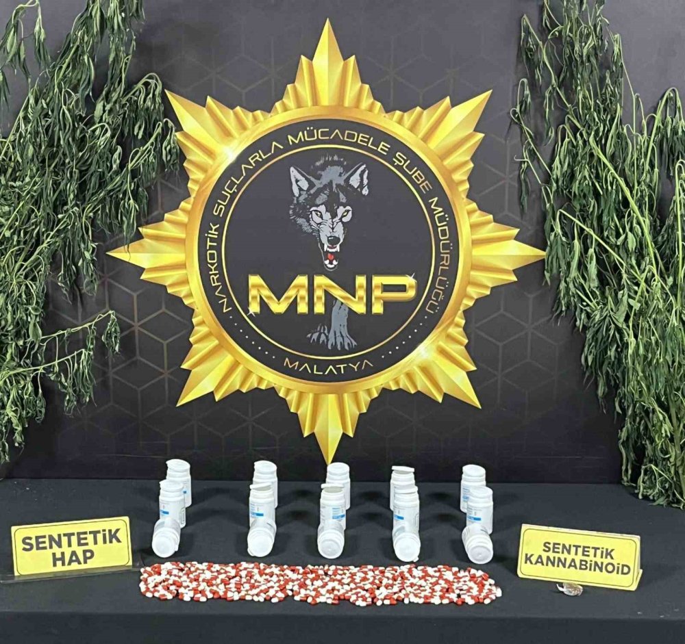 Malatya’da zehir tacirlerine darbe: 9 tutuklama