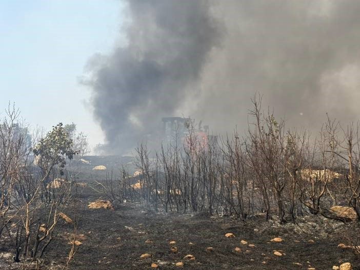 Şırnak’taki örtü yangını 7 saatte söndürüldü