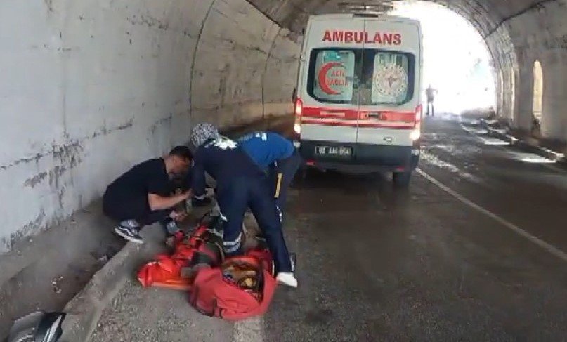 Tunceli’de tünelde kaza: 1 yaralı