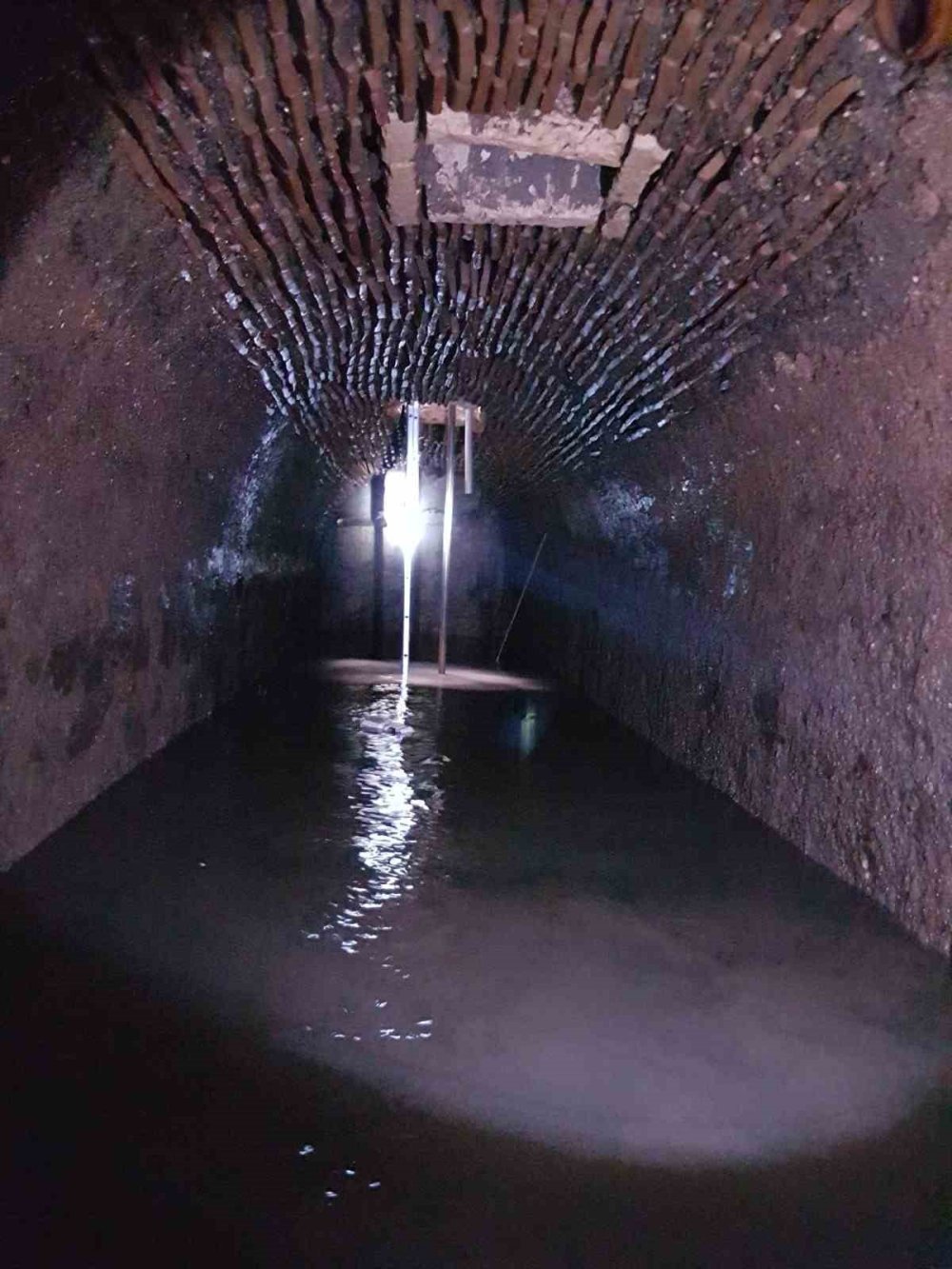 Diyarbakır Ulu Cami’de Roma Dönemine ait aktif su sarnıcı görüntülendi