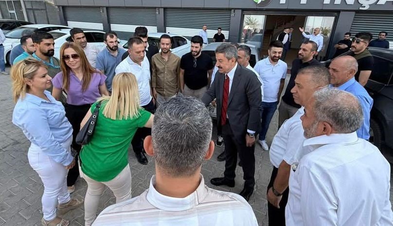 Sağlık-Sen heyeti Şırnak Milletvekili Tatar ile bir araya geldi