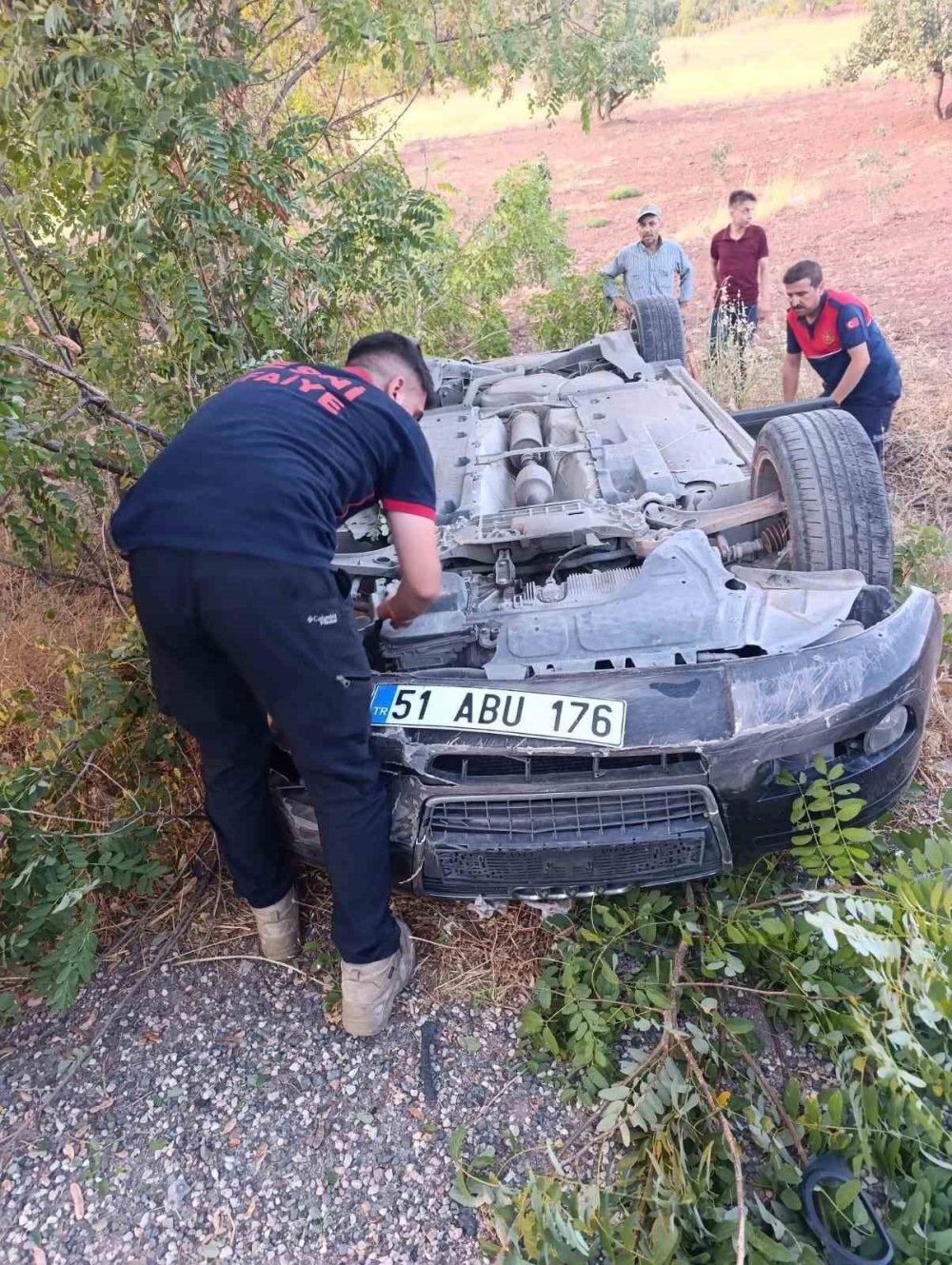 Besni'de otomobil takla attı: 1 yaralı