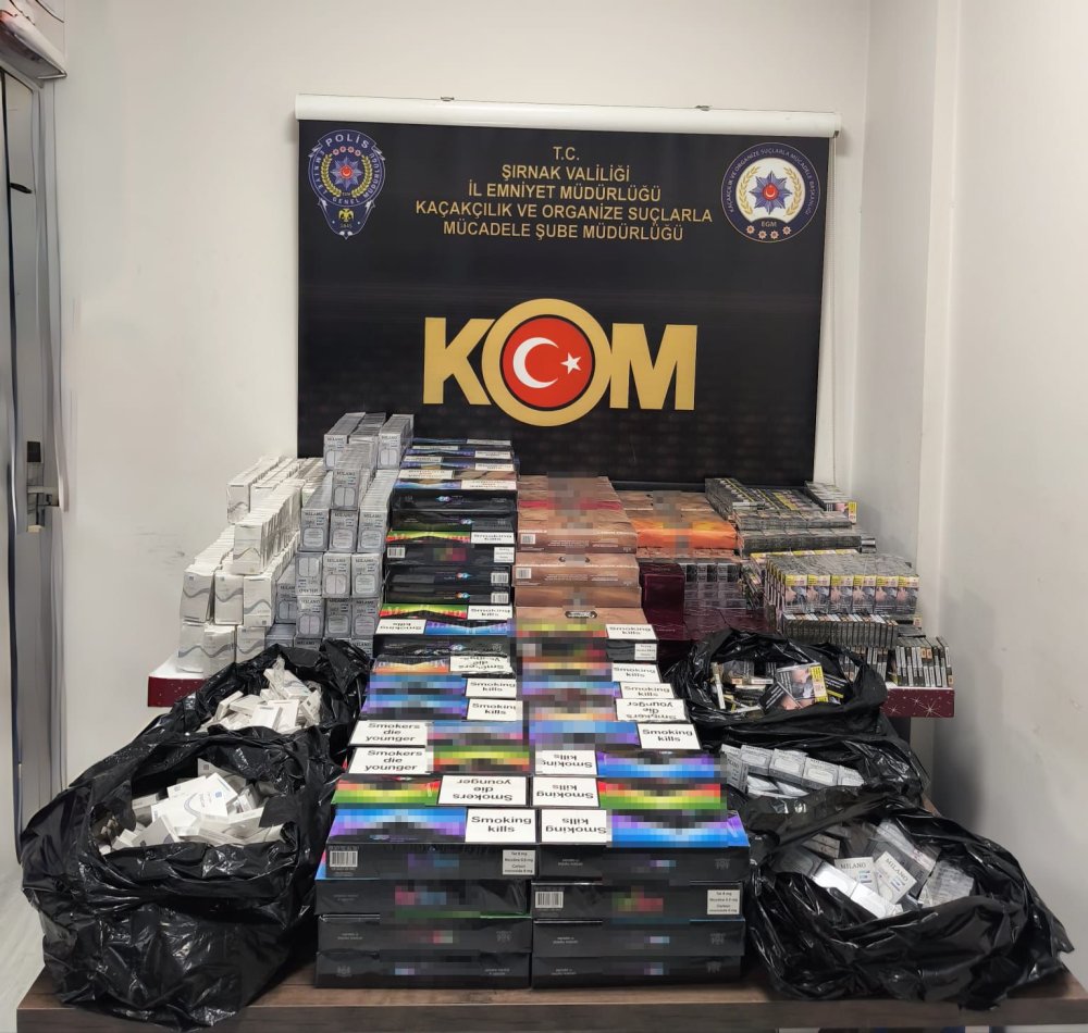 Şırnak’ta narkotik, kaçakçılık ve asayiş operasyonu