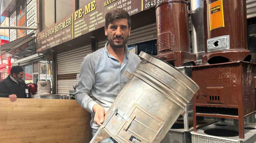 Van’daki sobacılar çarşısında üretim hızlandı